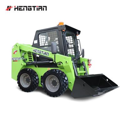 China Green hotels gartenwerkzeuge size hedge hydraulic attached skid steer loader beast of steer skid loader green for sale