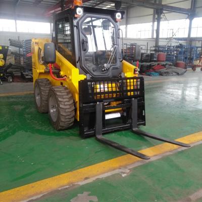 China Machinery Repair Shops Skid Steer Loader With Fork Attachment Paddle Fork for sale