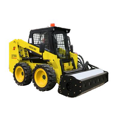 China Hotels Wholesale Competitive Skid Steer Loader With Vibrating Roller Loader for sale