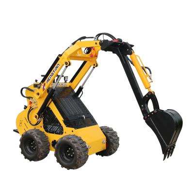 China Mini Wheel Loader Compact Duty Loader Excavator Wheel Garden Advertising Company Wheeled Type Loader for sale