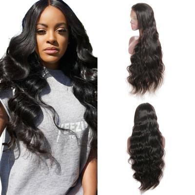 China Hot Selling Real Cuticle Aligned Unprocessed Brazilian Human Hair Transparent Lace Frontal Virgin Hair Wigs for sale