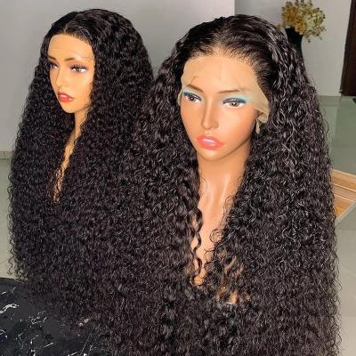 China 13*4Lace Front Wig Remy Virgin Full Lace Wigs Real Hair Straight Loose Hair Deep Wigs For Women Color DHL Transparent for sale