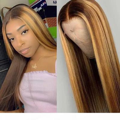 China Hot Selling Real Cuticle Aligned Unprocessed Brazilian Human Hair Transparent Lace Frontal Virgin Hair Wigs for sale