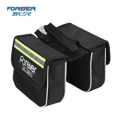 China Fashion design factory FOREVER sells front beam bicycle equipment bicycle accessories waterproof bag wholesale small bag for sale