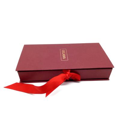 China Recyclable Wholesale Luxury Gift Ribbon Box Wedding For Invite Card for sale