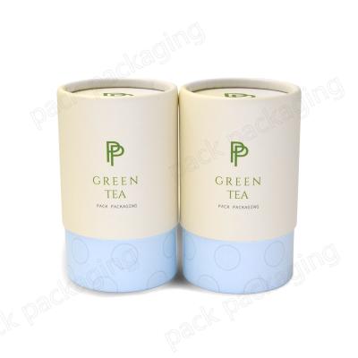 China Recyclable Wholesales Cardboard Paper Boxes Tea Packaging Tube Tea Gift Box for sale