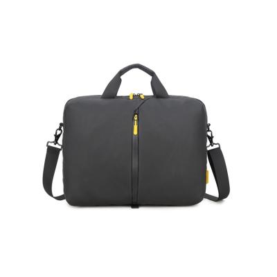 China Wholesale High Quality Polyester Custom Business Black Sling Bag Waterproof Laptop Bag for sale