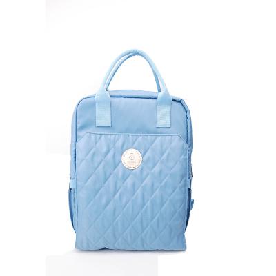 China With USB Handbags Diaper Bag Backpack Large Travel Backpack Maternity Baby Diaper Bags Large Capacity OEM Canvas Unisex Item for sale