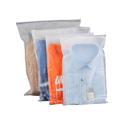 China Recyclable 100% Biodegradable Custom Plastic Zip Lock Bag For Packaging Clothing for sale