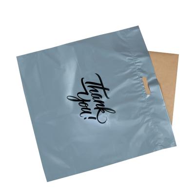 China BIODEGRADABLE die cut plastic bag die cut mylar bags die cut shopping bag plastic for sale