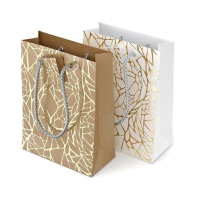 China Recyclable Printed Paper Bag Logo Printing Kraft Paper Bag Kraft Paper Bag For Shopping for sale