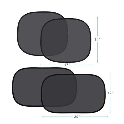 China Keep Out UV Car Window Shade Cling Sunshade For Side And Rear Windows Sun Shade And UV Protection Rays Custom Car Sun Shade for sale