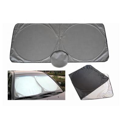 China Keep Smart Cheap UV Sun Car Cover Shade Easy To Store Custom Printing Foldable Car Sunshade Sunshade For Car for sale