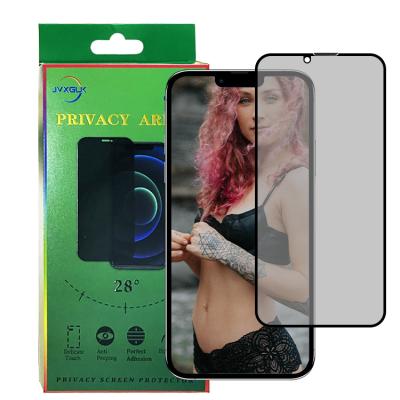 China Mobile Phone Privacy Screen Protector Film For iPhone 13 Anti Dust Proof Spy Tempered Glass For iPhone 11 12 13 pro Max Protective Glass for sale