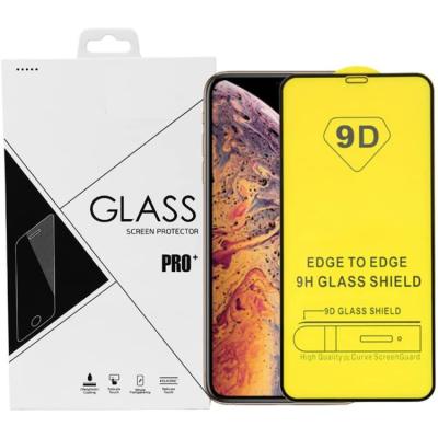 China Hot Selling Mobile Phone 2.5D 9H Tempered Glass 9D Full Screen Protector For Samsung for sale