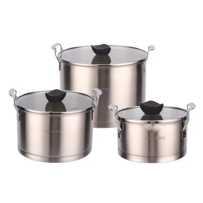 China Stocked Kitchenware Pots And Pans Stainless Steel Nonstick Cookware Sets Baking for sale