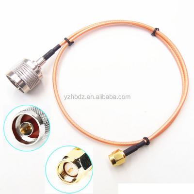 China Power Hongbo N Male To SMA Male RF Jumper Cable RG316 10 Meter RF Coaxial Cable Assembly for sale