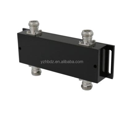 China Hongbo 698MHz-2700MHz 2input/2output N Female Hybrid Coupler RF IP65 3dB Directional Combiner HB-B03-6927-ON01 for sale