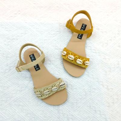 China New Style Fashion Beach Girls Breathable Shoes Summer Sandals Kids Flat Shoes for sale