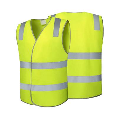 China Fluorescent Logo Work Engineer Mens Safety Vest Custom Made High Visibility Invest High Visibility Reflective Tape for sale