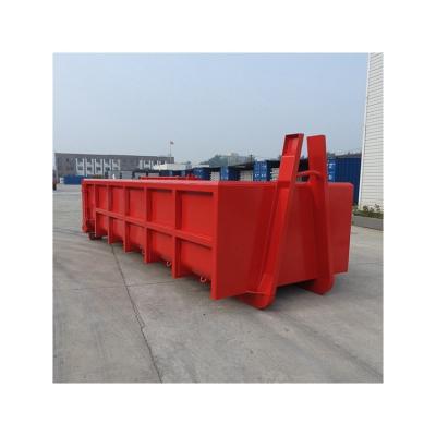 China Solid Waste Mild Steel Lift Dust Bin Waste Management Landfill Container Hook Bin -1 for sale