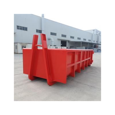 China Large Capacity Solid Waste Garbage Front Load Bins Management Waste 4.5-40 Cubic Meters Reusing Hook Bin -1 for sale