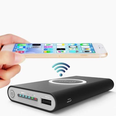 China Direct Power Bank 10000mah Qi Mobile Phone Factory Supply Wireless Charger Powerbank for sale