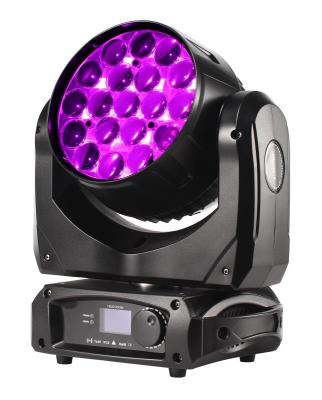 China Sports Stadiums 19PCS 40W Zoom Wash LED Moving Head Light for sale