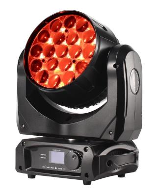 China Sports Stadiums ProLights Smart Zoom Moving Head Lighting 19x40w RGBW Stage Head Moving Bee Eyes for sale