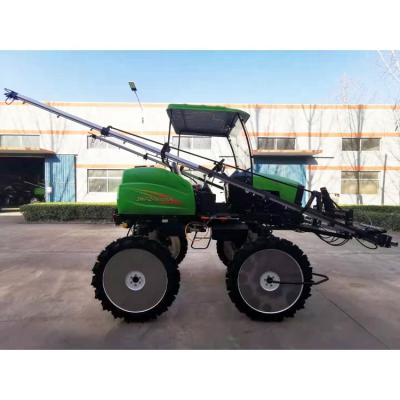 China 700L Efficiency Self-propelled Four Wheel Spray Machine Farming Agriculture Spray Machine for Paddy and Dry Land with Fertilizer Spreading for sale