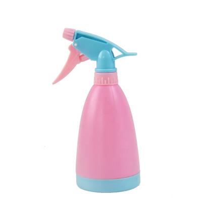 China Refillable PE Spray Bottle Empty Bottle Candy Color 400ML Plastic Sprayer For Garden Trigger Cleaning Sprayer for sale