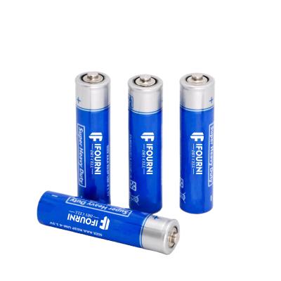 China Hot Selling Toys 1.5V 40min AAA R03 Dry Battery Zinc Carbon Battery for sale