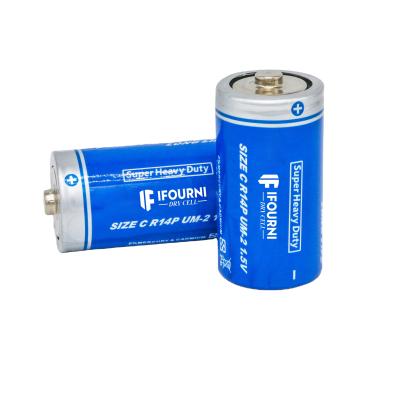 China Toys 1.5V 240min C R14 Zinc Carbon Battery Carbon Zinc Dry Battery for sale