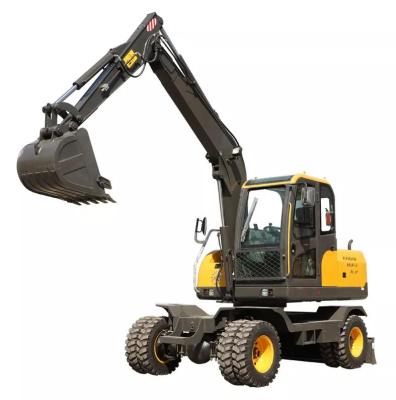 China Industry factory price wheel excavator 8 ton for sale