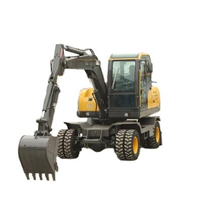 China hengwang 90M High 360 Degree Wheel Ditch Excavator Reliable Bucket Mini Excavator Machinery Digger Machine For Sale for sale