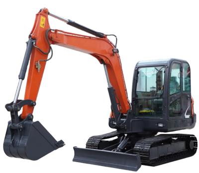 China Hot Selling Multifuction Construction Work 6 Ton Mini Rubber Track Digger For Sale With CE Certificate for sale