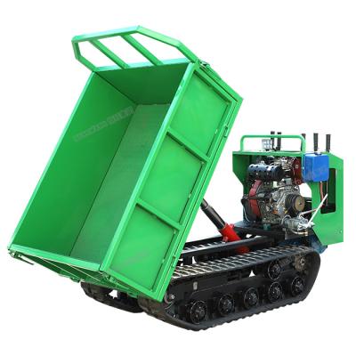 China China Hydraulic Truck Dumper 1 Tons Crawler Mini Dumper Loading Carrier Capacity < 4L for sale