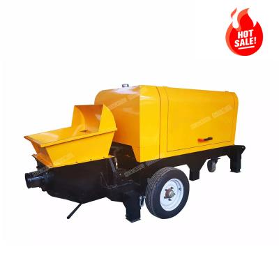 China Mini diesel type hotel construction used concrete pump used for sale for sale