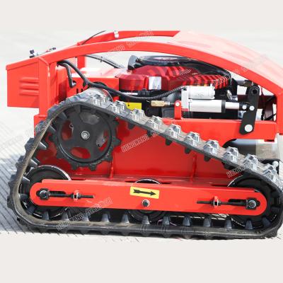 China Telescopic handle lawn mower remote control robot with spare parts for sale