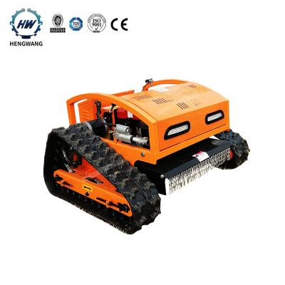 China Chasis HENGWANG Aluminum Gasoline Lawn Mower and Robot Remote Control Lawn Mower for Agriculture for sale