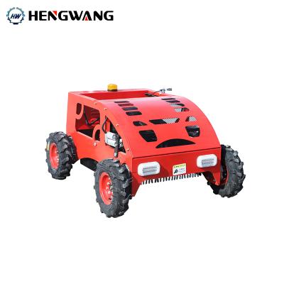 China China Hot Sale 4-Stroke Automatic Lawn Mower Gasoline Farm Robot Grass Cutter With Wheel On Sale for sale