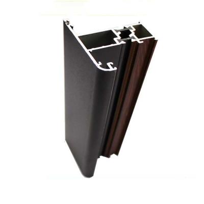 China High Hardness Wood Finish Aluminium Profiles Corrosion Resistance For Doors / Windows for sale