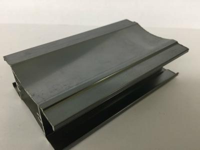 China Elektrolytische Uitgedreven Aluminiumprofielen voor Venster/Deur Zwart Bestand Matte Flat Corrosion - Te koop