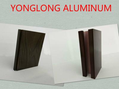 Chine 6061 / 6063 T3 - profils en aluminium de la porte T8 avec la finition du bois/profils en aluminium d'extrusion à vendre