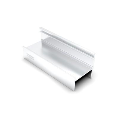 China Shiny Silver Interior Sliding Window 6063 Aluminum Channel Extrusions for sale