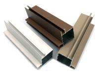 China Champagne Anodic Oxidation Coated Aluminium Frame Extrusions for sale