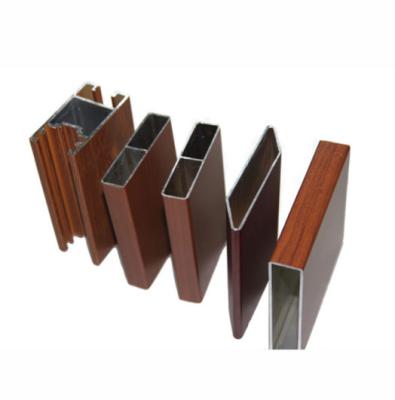 China 6063 T5 Wärmeübertragungs-Holz-Korn-Aluminiumprofile zu verkaufen