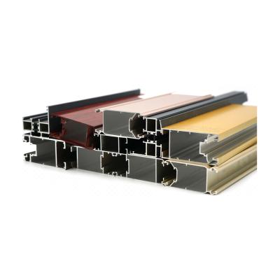 China 6063 T5 High Hardness Windows Doors Aluminum Sliding Frame Aluminium Extrusion for sale