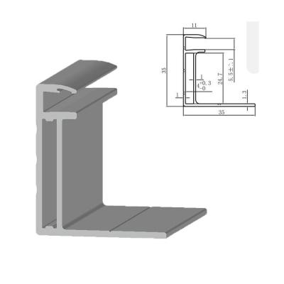 China ISO14001 90degree T8 Aluminium Industrial Profile For Solar Panel for sale