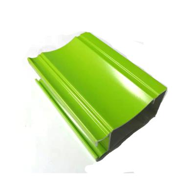 China Green Powder Coated Aluminium Extrusions For School Windows Frame for sale